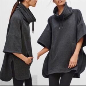 Aritzia Community Kratos oversized cape S/M beige